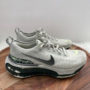 Nike‎ Invincible Run 3 Women's Running Shoes Light Grey Volt FQ527-001 Size 6